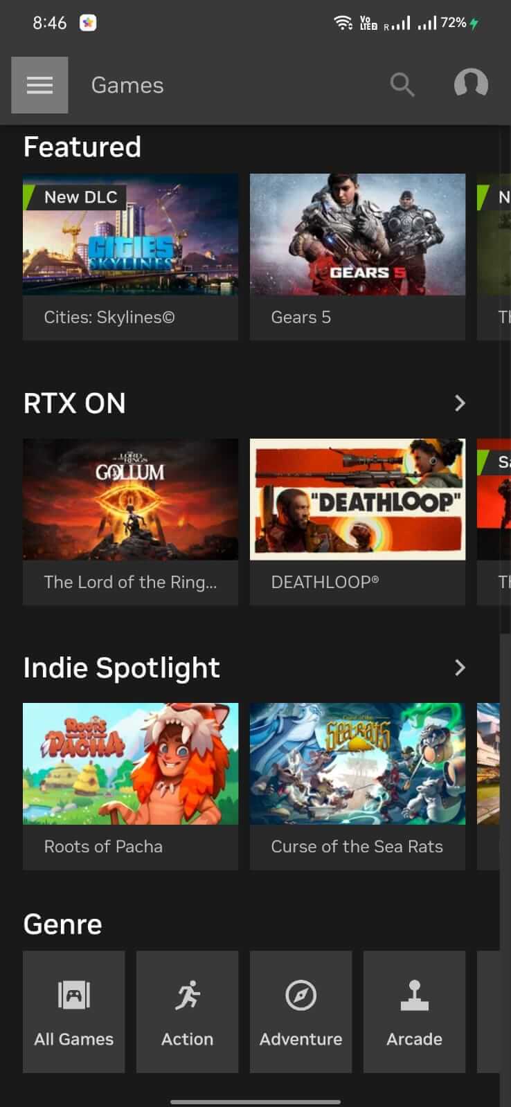 NVIDIA GeForce NOW screenshot