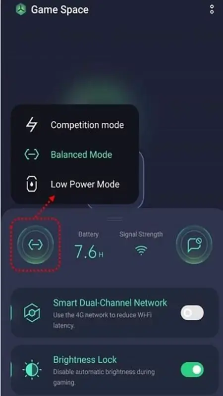 Oppo Game Space screenshot