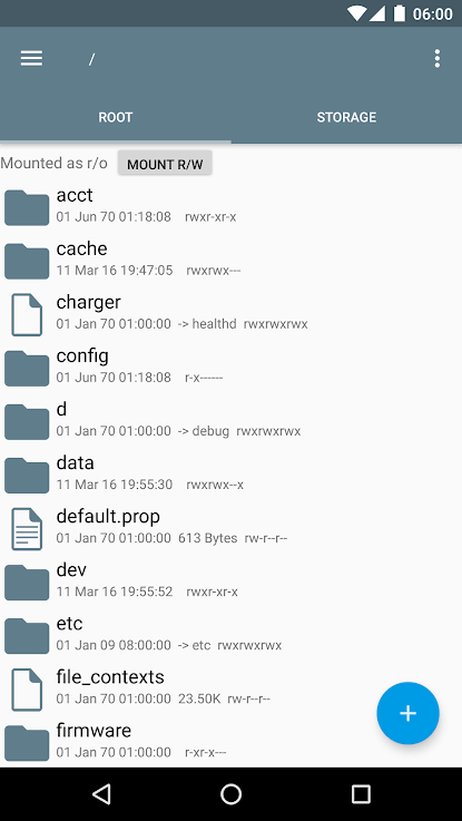 Root Explorer screenshot