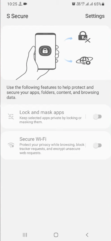 S Secure screenshot