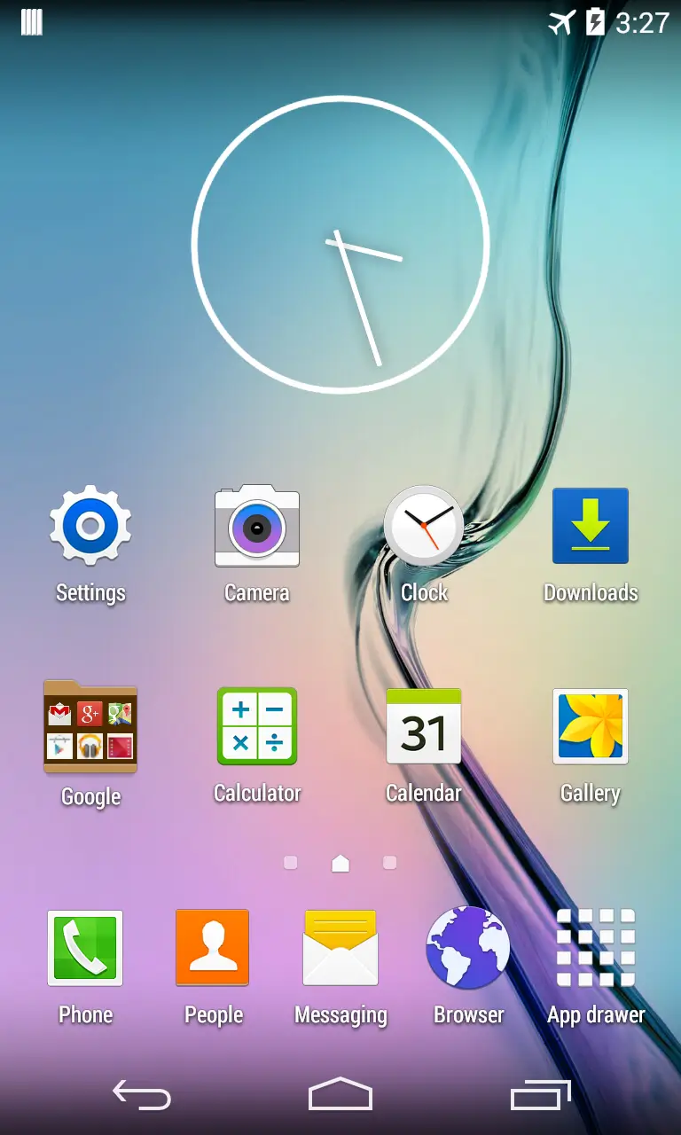 Samsung TouchWiz Home screenshot