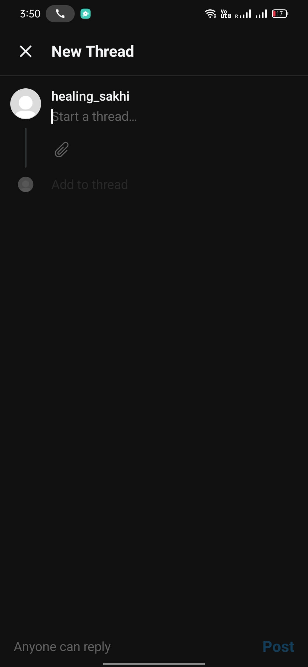 Threads screenshot