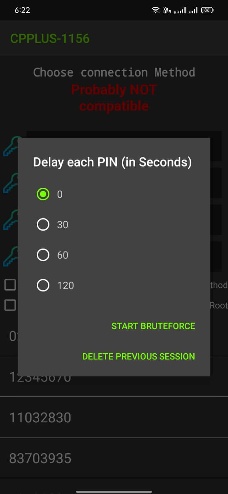 WIBR+ screenshot