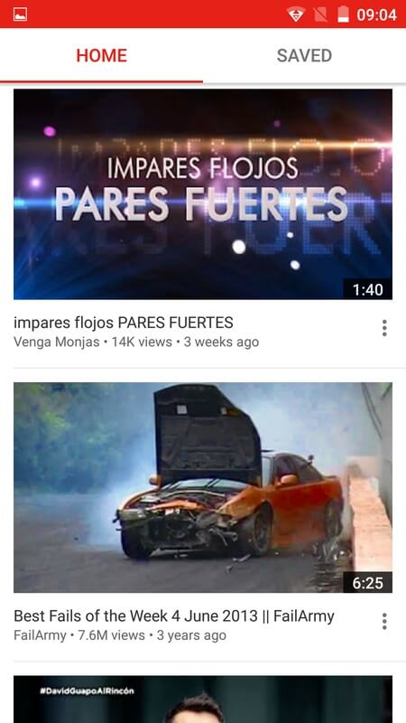 YouTube Go screenshot