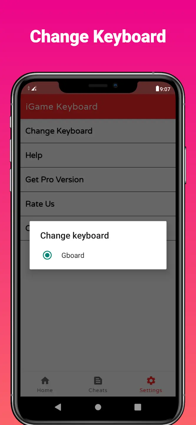 iGame Keyboard screenshot