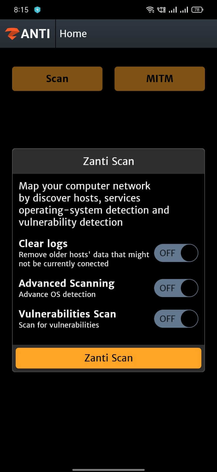 zAnti screenshot